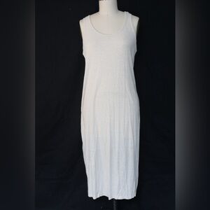 Old Navy Tank Midi Cream Dress